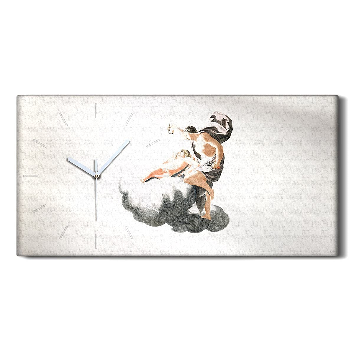 Horloge murale moderne décorative grand format pour un salon design