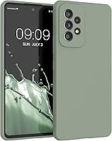 Vista 71 de kwmobile Funda compatible con Samsung Galaxy A52 / A52 5G / A52s 5G - Funda de Teléfono de Silicona TPU con Acabado Suave - Arrecife Azul