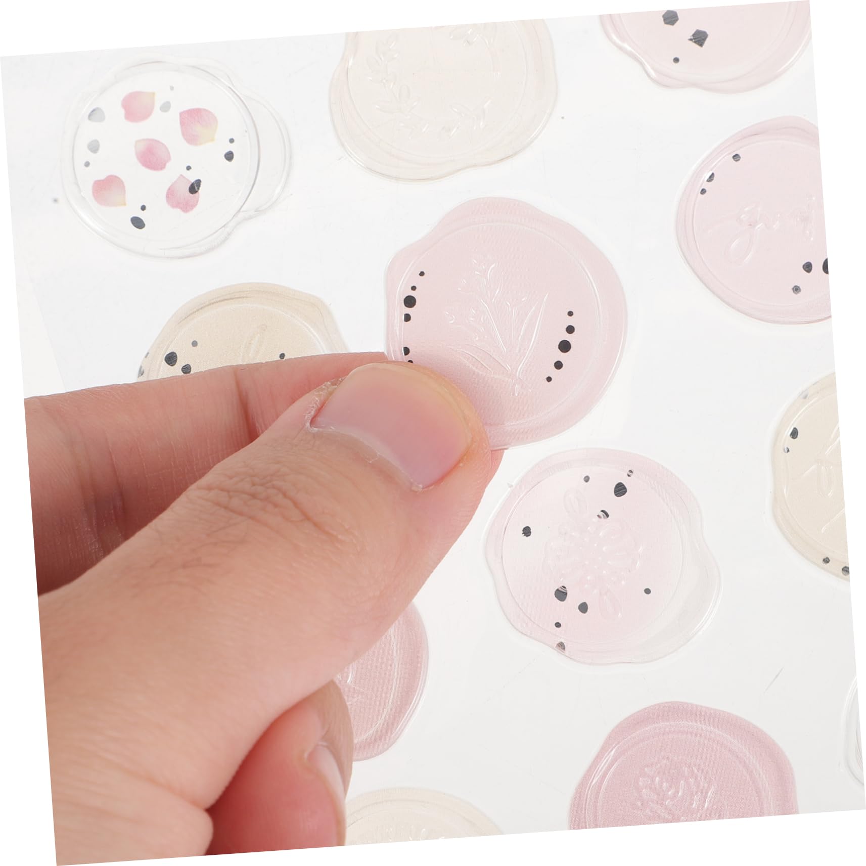 Uonlytech 4 Sätze Wachssiegel Etikett Karte Wachsstempel Runden Rahmen Gold Wachsversiegelungsaufkleber Lackversiegelungsaufkleber Selbstklebender Verschluss Pvc 36 Stück * 4