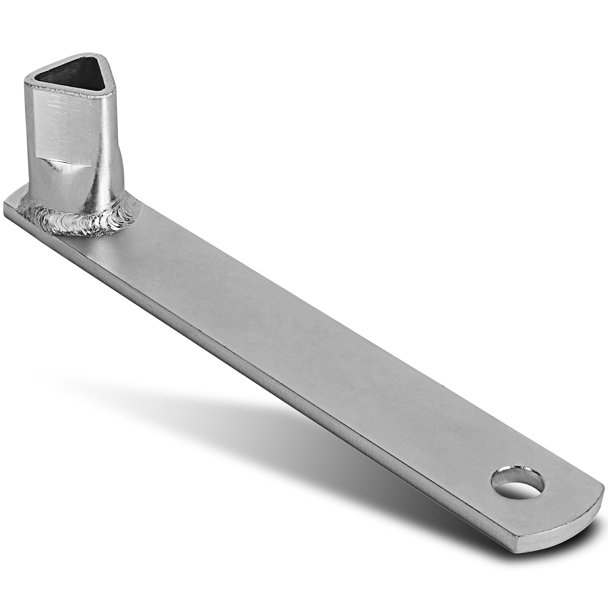 TP Europe Pollerschlüssel - Durchmesser 17mm - M10 - Dreikantschlüssel für absperrpfosten - 3 kant schlüssel/feuerwehrschlüssel - DIN 22417 | Pfostenschlüssel, Pollerschlüssel - verzinktes Metall.