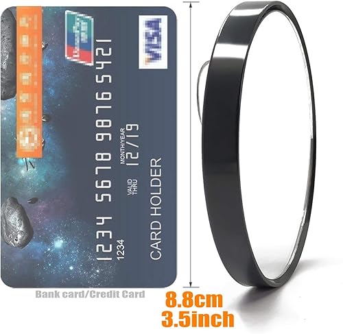 Miniatura 3 de Espejo de maquillaje con aumento 10X espejo redondo 2 ventosas maquillaje facial absorción cosmética afeitado maquillaje para el hogar esencial de