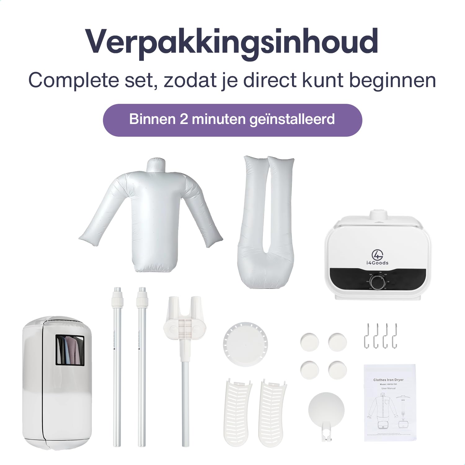 Bügelpuppe, Bügelpuppe für Hemden, Blusen, T Shirts und Hosen - Bluse und Hosen Bügelsystem - Trocknen und Bügeln