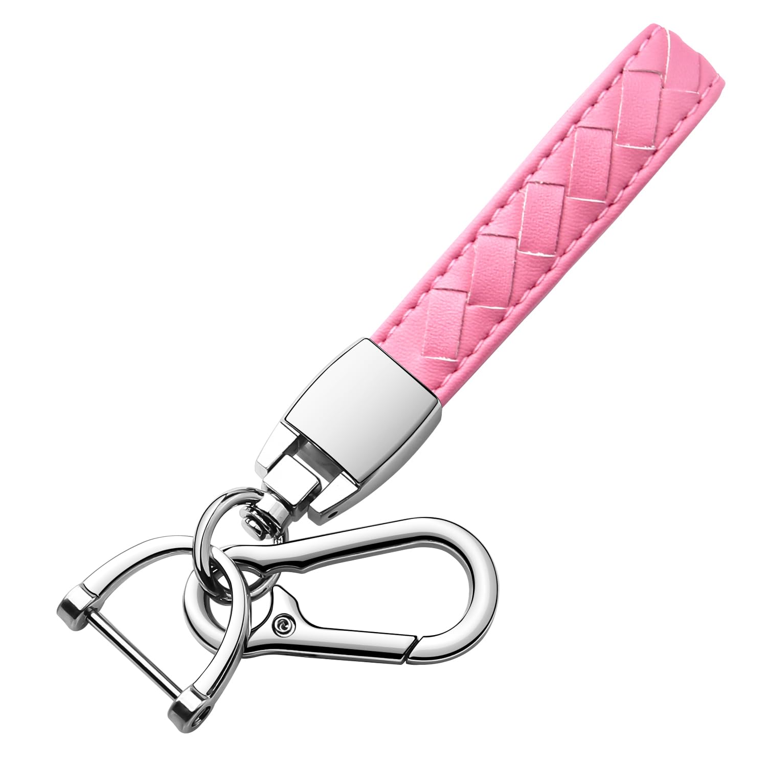 TukellenGenuine Leather Car Keychain for Car Metal keychains Key Chain Accessories Keyring