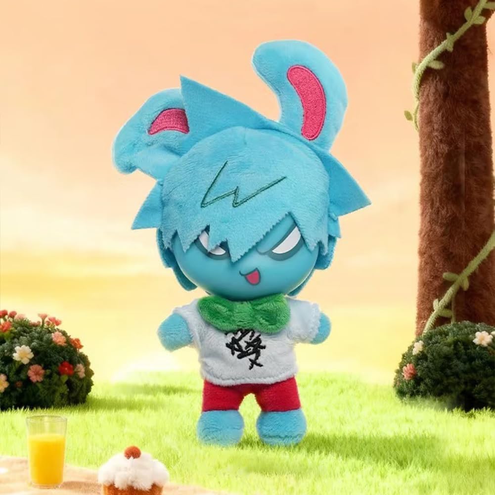 DEXSHUN 6 szt. Luca Plush Anime figurka Mizi/SUA/Till/Ivan/Hyuna/Luca miękka pluszowa figurka z kreskówki, śliczna zawieszka, dekoracja, prezent, 15 cm