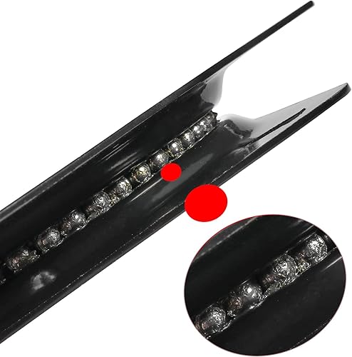 Miniatura 3 de MANCHAP 2 piezas de placa giratoria negra de 8 pulgadas, reemplazo de taburete de barra con rodamientos de bolas resistente, soporte de base de