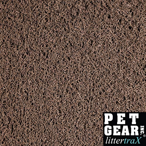 Image of Pet Gear Pro Pawty for Cats with littertraX Mat, Put an end to Scattered Litter, Foldable, Easy Clean, Litterbox not Included, Chocolate