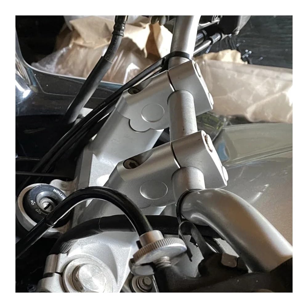 Pontet Guidon Moto Les Rehausseurs De Guidon De Moto, 7/8 Pouces, 22mm, Adaptés À pour pour V-Strom 250 650 Gladius SV650 pour Bandit DL650 DL1000
