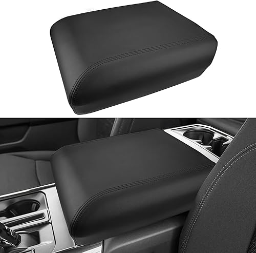 INTGET Funda para reposabrazos de consola central de automóvil para Ford F150, accesorios para interior 2021 2022 2023, funda de asiento para