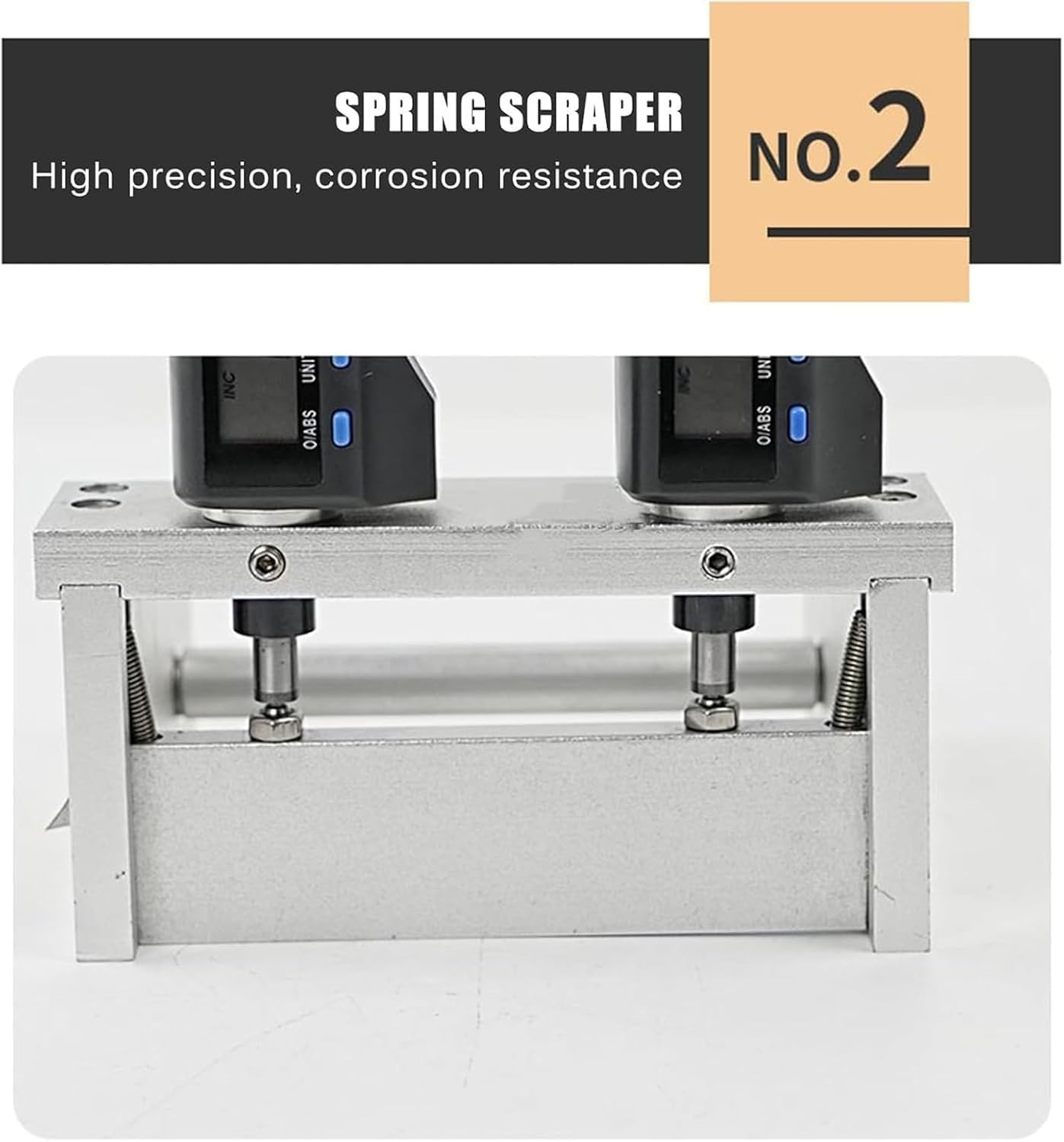 Adjustable Digital Display Film Applicator, 100mm 150mm 200mm 300mm Wet Film Preparation Device, Measuring Range: 1-6000μm, Stainless Steel Scraper, for Paint, Coatings (300mm)