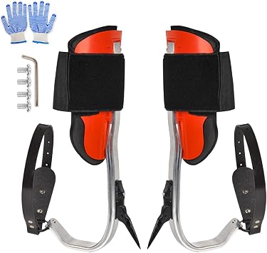 Professional Portable Tree Climbing Spikes | Durable Climbing Gear for Trees & Palm Trees | Essential Outdoor Adventure Equipment & Climbing Shoes