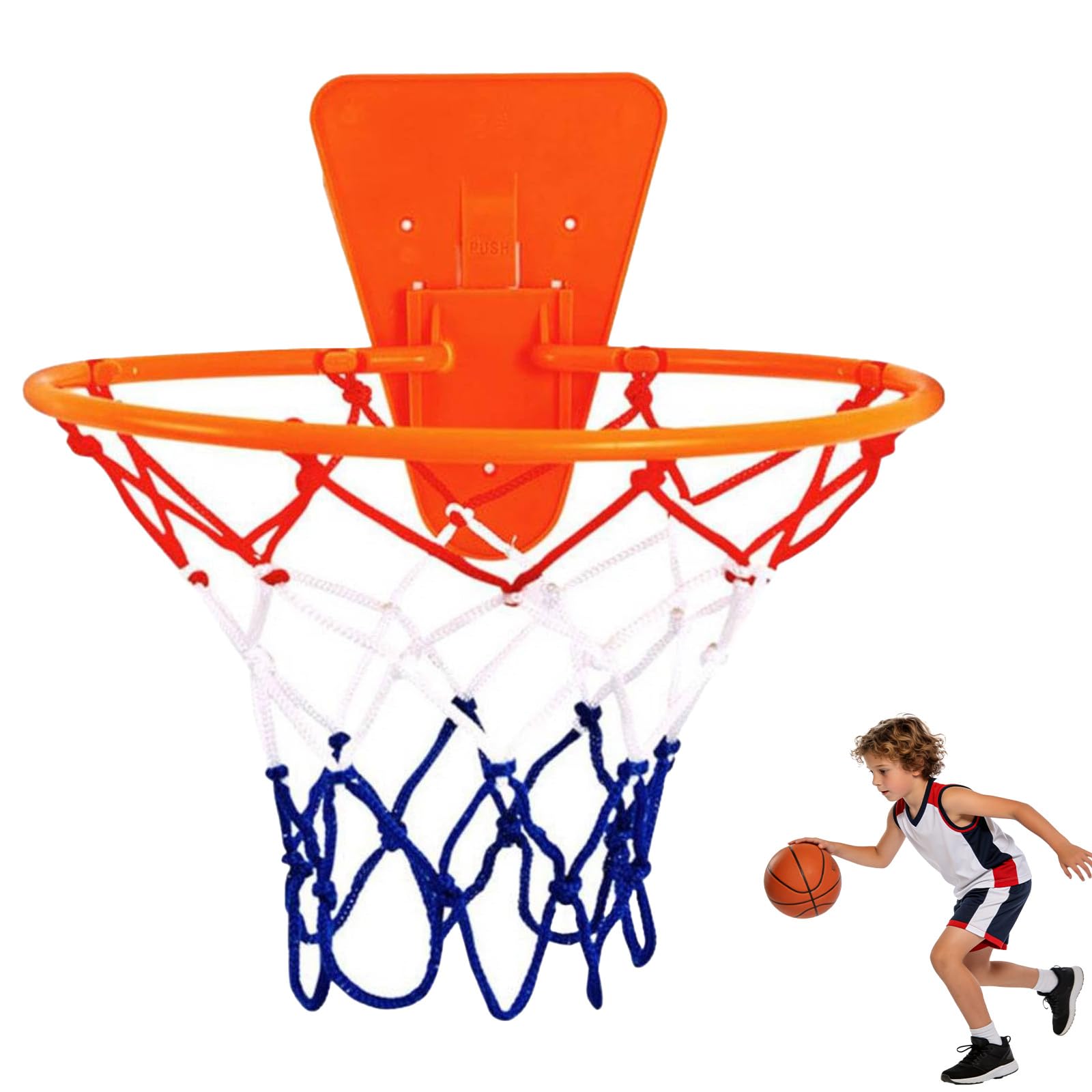 Panier De Basket Interieur, Panier De Basket Mural, Cerceau De Basket-Ball À Suspendre - Convient pour Le Basket-Ball Silencieux N°3/5/7
