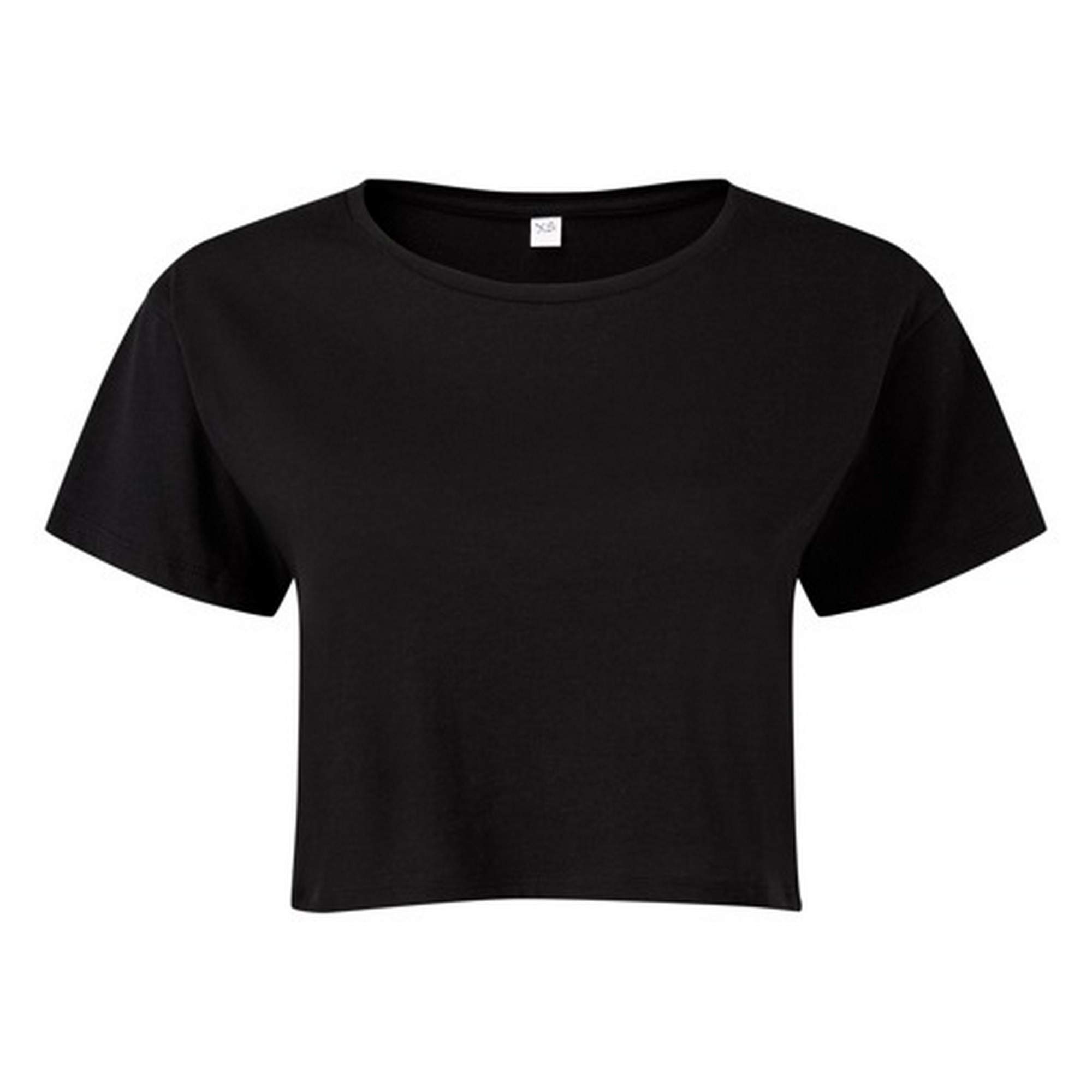 Tri Dri Womens/Ladies TriDri Crop Top (M) (Black)