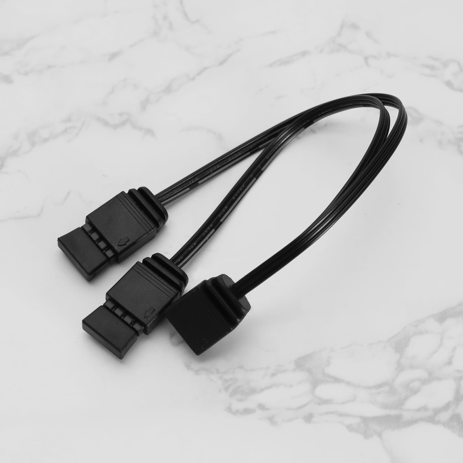 CTRICALVER 15 M 3-pol. ARGB-Verlängerungskabel – 22 AWG, 12 V, Mit 20 D3-Klemmen – Für LED-Streifen, Ohne Abisolieren