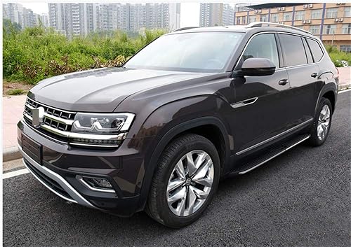 Miniatura 9 de Snailfly Ajuste para estribo VW Volkswagen Teramont Atlas 2017-2023 Barra Nerf con escalón lateral