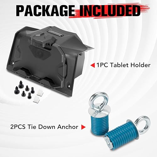 Miniatura 7 de A & UTV PRO Soporte para tableta de dispositivo electrónico y anclajes de amarre RZR para Polaris RZR XP 1000XP4 1000XP Turbo  XP4 Turbo  XP4