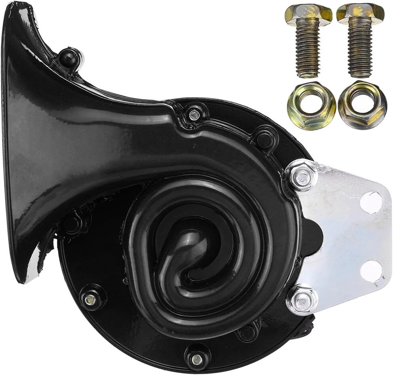 Super Loud Air Horn 12V 250dB Metal Electric Bull Horn Super Loud Raging Sound Universal For Car Motorcycle Train Horns Kit