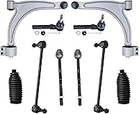 Vista 1439 de Detroit Axle - Kit de suspensión delantera de 10 piezas para Chevy Aveo Aveo5 Pontiac G3 Wave 2 Ready Struts Assembly 2 Enlaces de barra