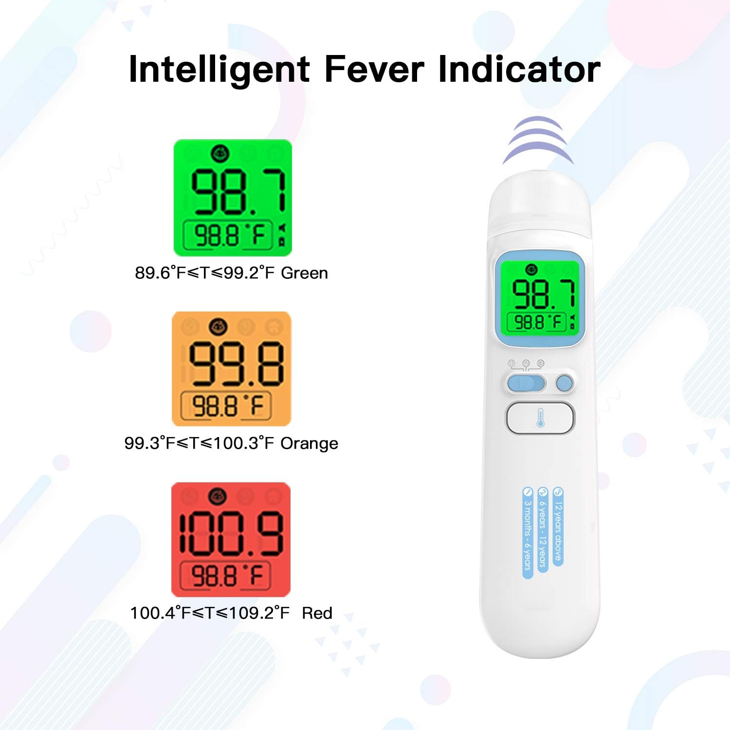 GoodBaby Touchless Thermometer for Adults,Forehead and Ear Thermometer for Fever,Infrared Magnetic Thermometer for Baby Kids Adults Surface and Room : Baby