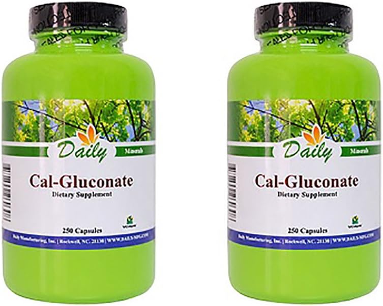 Daily Manufacturing - Cal-Gluconate |250 Capsules, 2 Pack