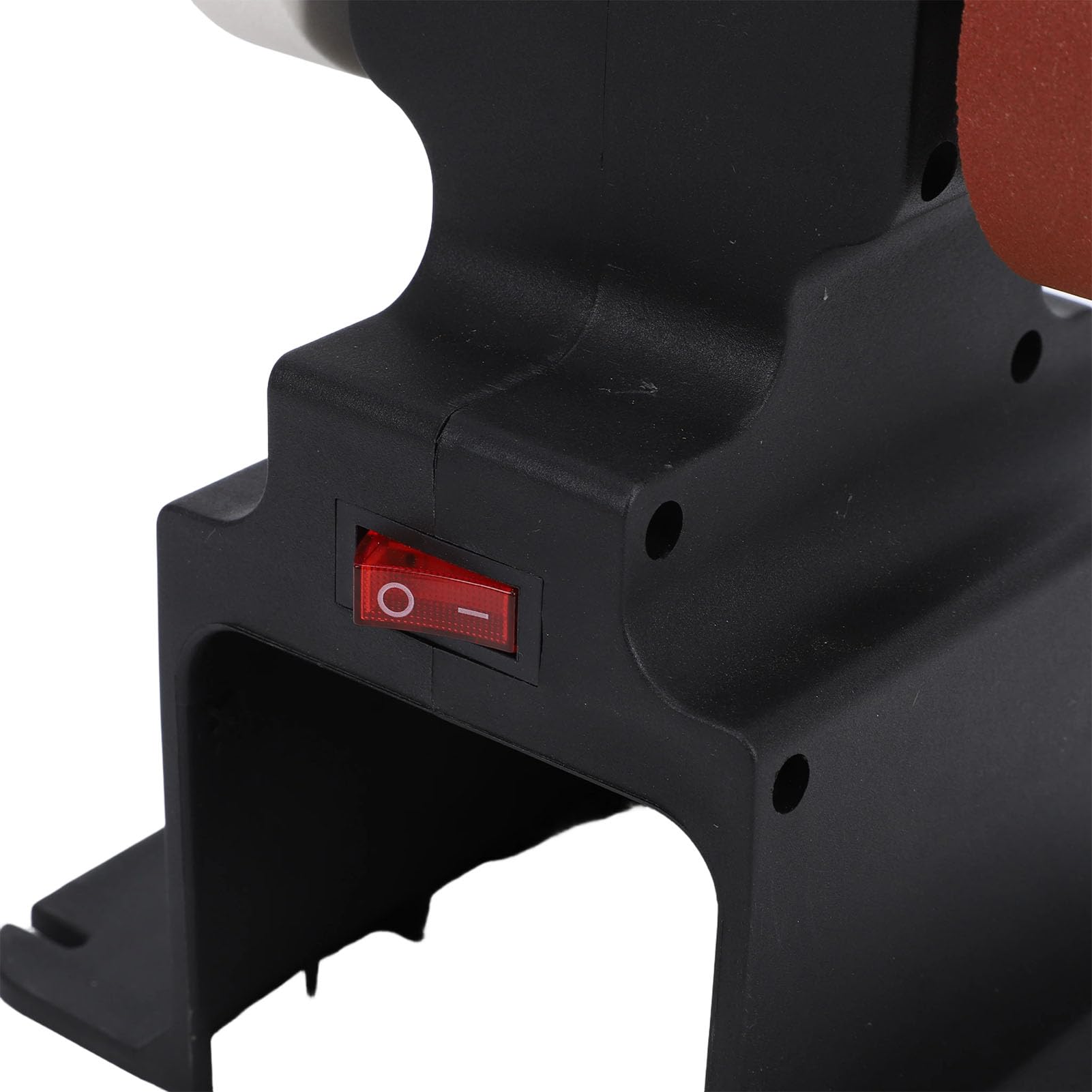 Asixxsix Mini Smerigliatrice da Banco, Rettificatrice Elettrica Multiuso, Piccolo Affilacoltelli da Banco Kit Fai da Te per Metallo, Legno, Fabbricazione di Coltelli, Senza Batteria