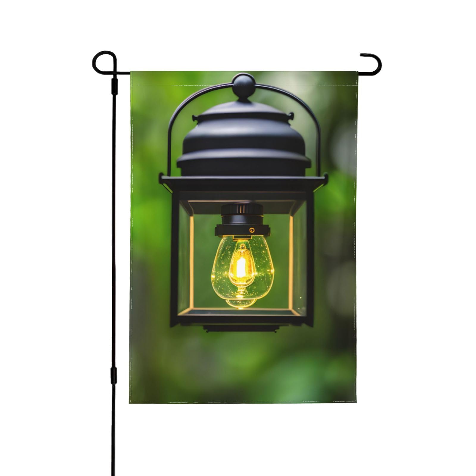 Drapeau de jardin double face luciole qui résiste aux intempéries