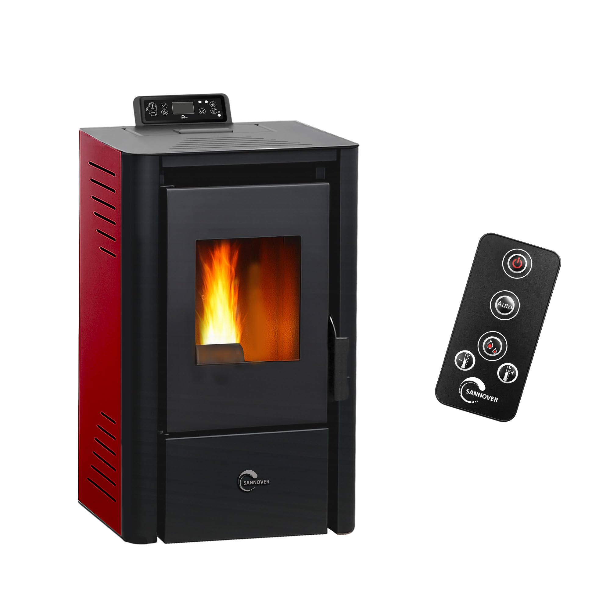 Anita Pelletofen 8,2 kW Bordeaux Sannover wasserdicht