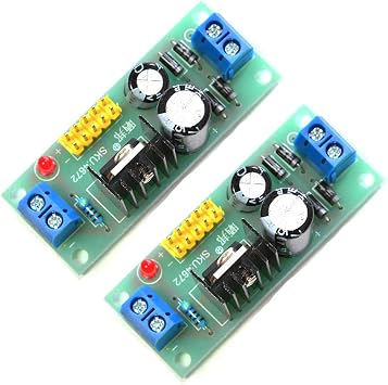 Comimark 2Pcs L7805 LM7805 Three Terminal Voltage Regulator Module 5V for Arduino