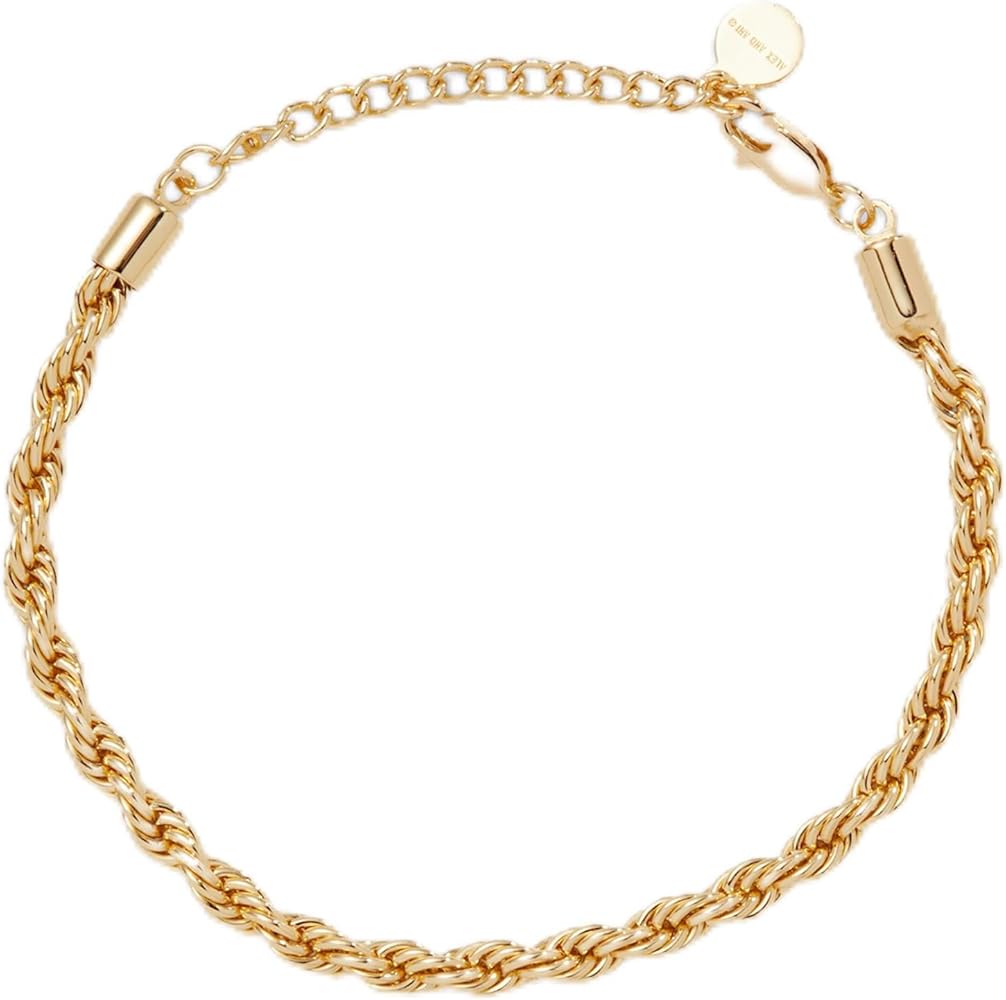 Amazon.com: Alex and Ani French Rope Chain Bracelet: Clothing