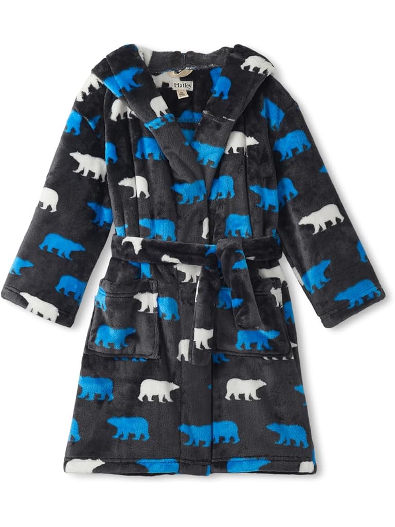 Gray Hatley Fuzzy Fleece Robe (Toddler/Little Kid/Big Kid)