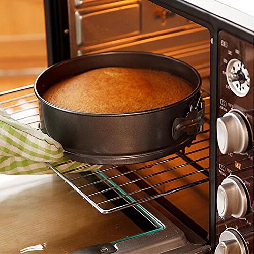 Gabkey 7 Inch Springform Interlocking And Leak-Proof Seal Carbon Cake Springform Pan #TOP6
