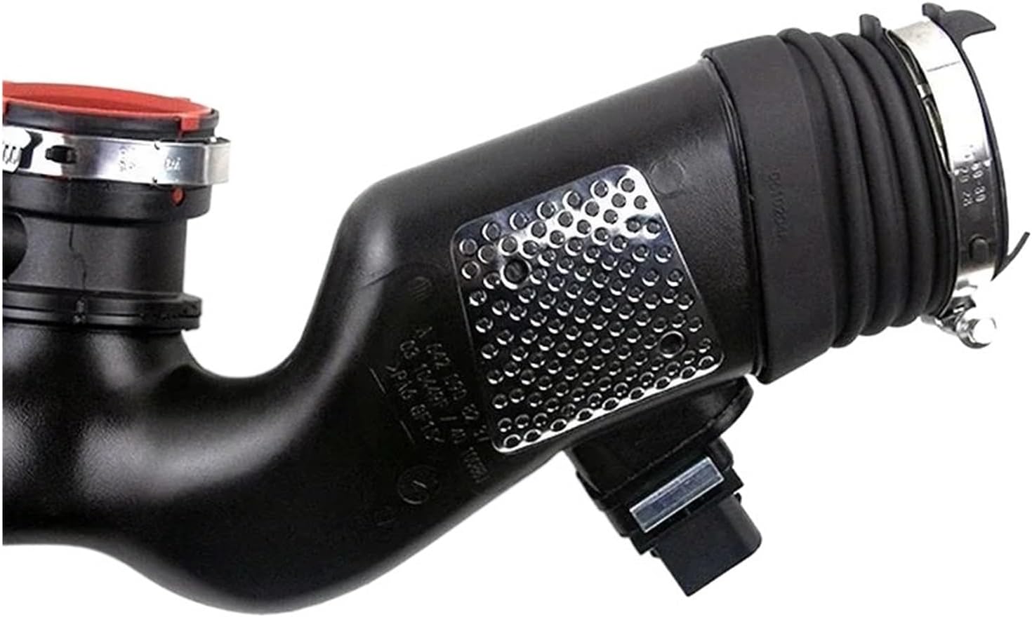 A6420908237 A6420943497 A6420946397 Engine Air Duct Hose Assembly With Flow Mass Sensor Compatible with Mercedes Benz OM642 W211 W164 W251