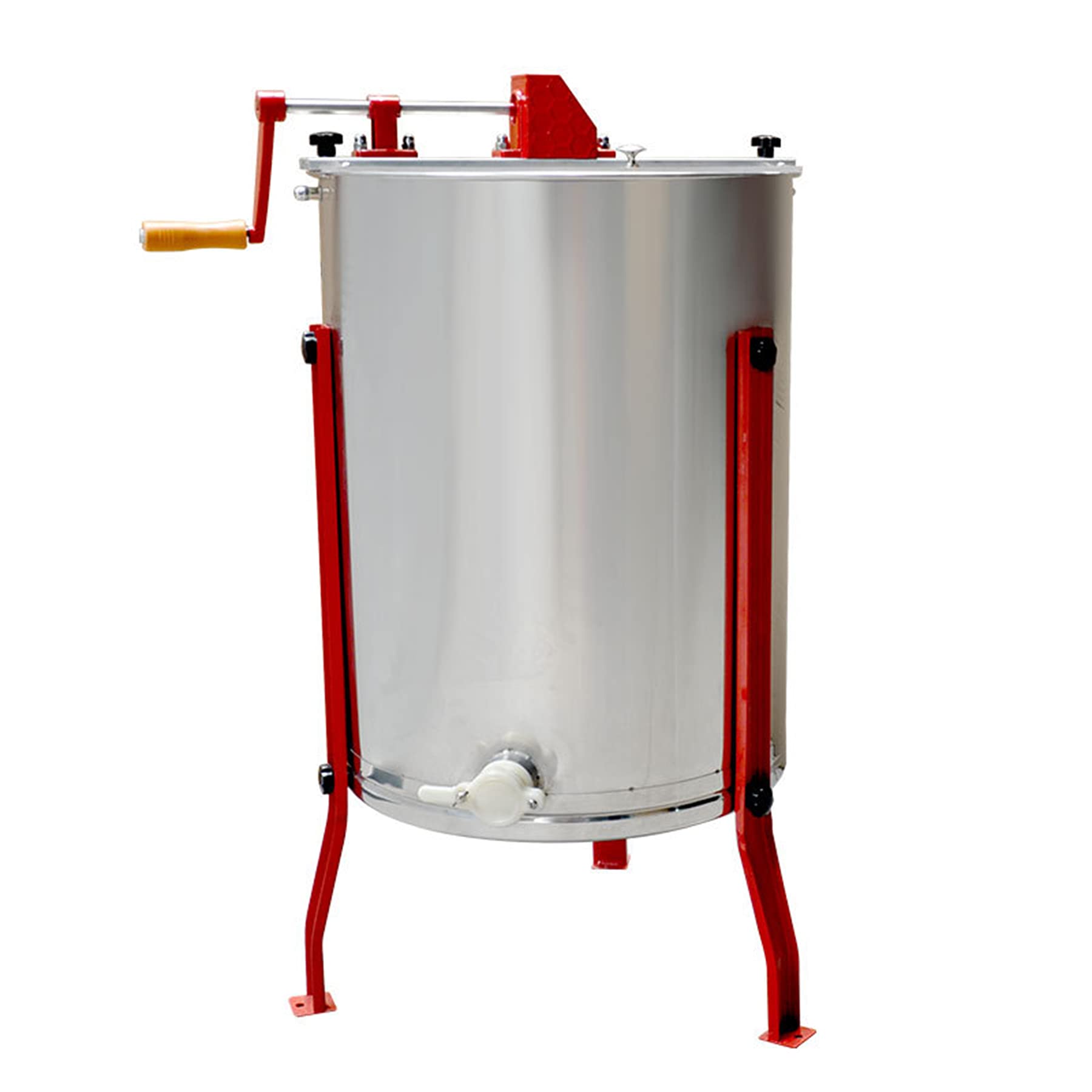 Agitatore manuale per miele Macchina per la separazione del miele in acciaio inossidabile Macchina per la pressa per miele in acciaio inossidabile a quattro telai Prendi il miele 4 Estrattore per ap