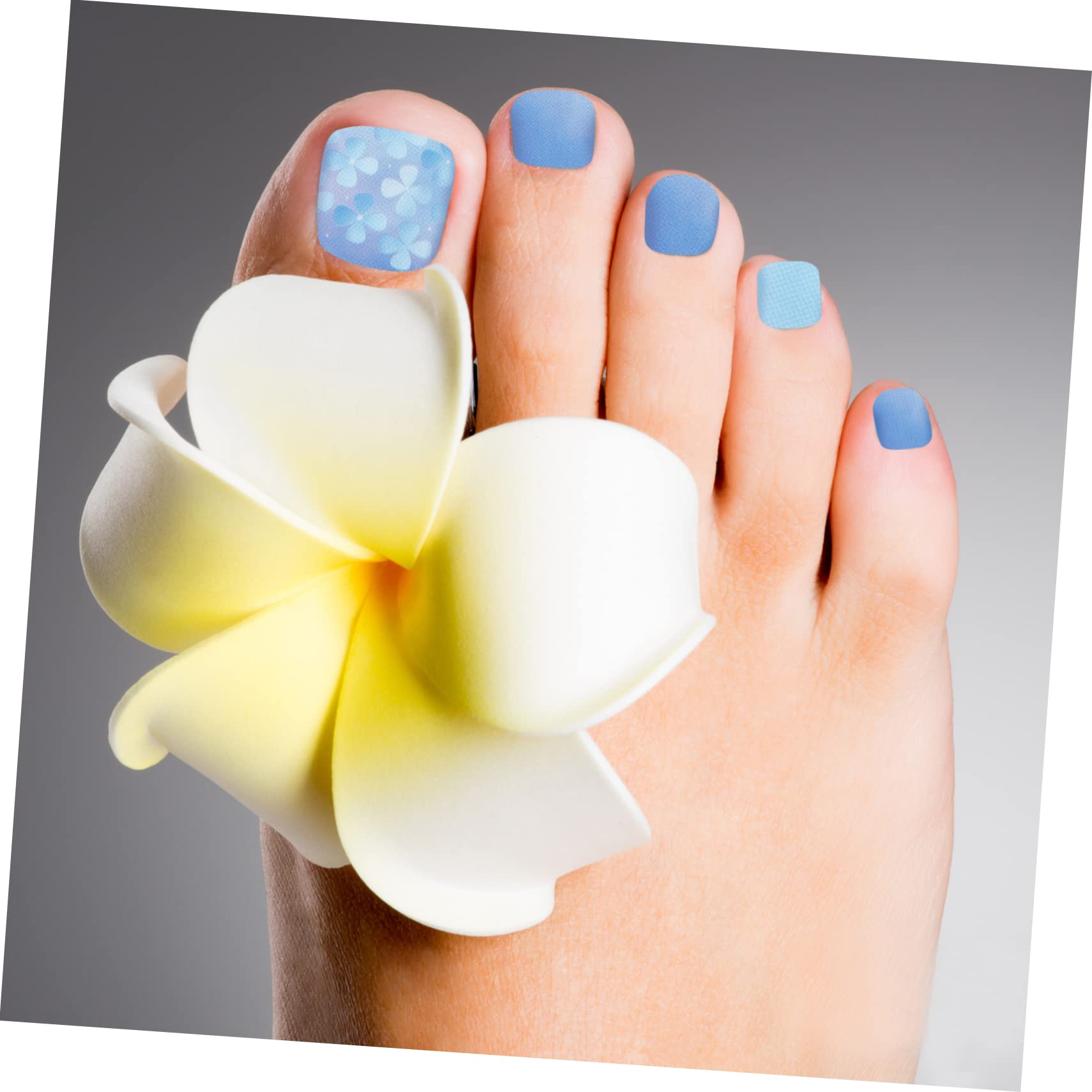 Healeved 30fogli Adesivi Per Unghie Dei Piedi Impermeabili Decorativi Stickers Per Manicure Delle Donne e Ragazze Piccole Decorazioni Ciascuno