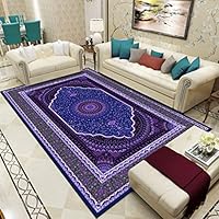 リビングマット　新品 Amazon｜[ZS2L7] おしゃれリビングマット 北欧 花柄 モデル