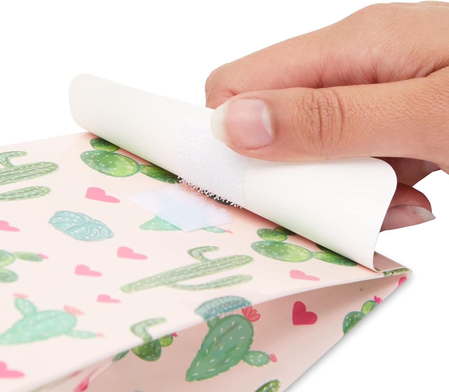 Cactus Goodie Bags for Fiesta Birthday Party Favors (Pink, 24 Pack) - Image 3