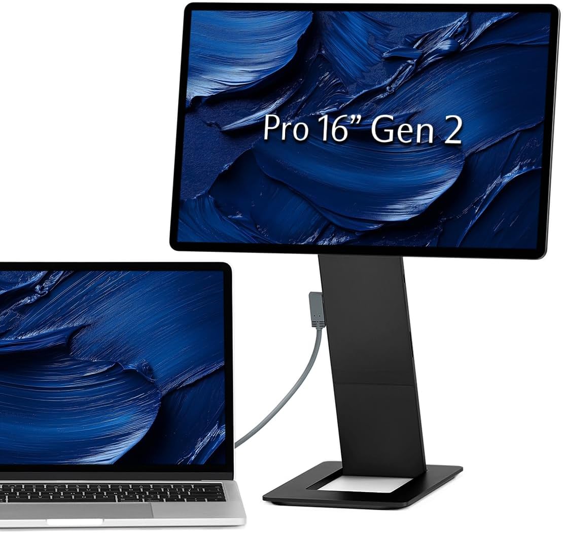 - SOTSU FlipAction Pro 16" Gen 2 | 2.5K Portable Monitor | 2560 x 1600 (WQXGA) | 120 Hz | 100% DCI-P3 | 400 Nits | Pivot Rotate | Full Metal CNC | Perfect Match for Mac and Windows (Universe Black)