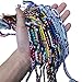 Carykon Set of 12 Nepal Style Woven Friendship Bracelets (Neutral style)