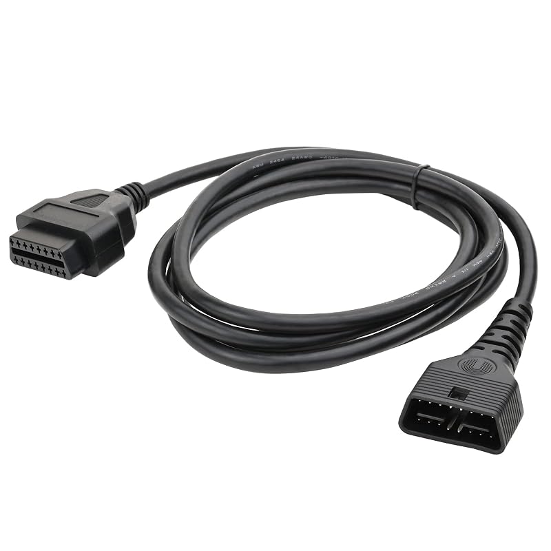 Cabo de Extensão OBD2 OBD II de 16 Pinos Macho para Fêmea iKKEGOL 1 m Modelo 40238-1M