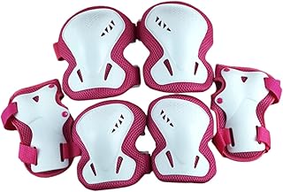 WHAMVOX 6 Pçs/Conjunto De Joelheiras Para Crianças Joelheiras Para Protetores De Pulso Esportivos Joelheiras Protetores Esportivos De Skate Engrenagem De Proteção Combinação