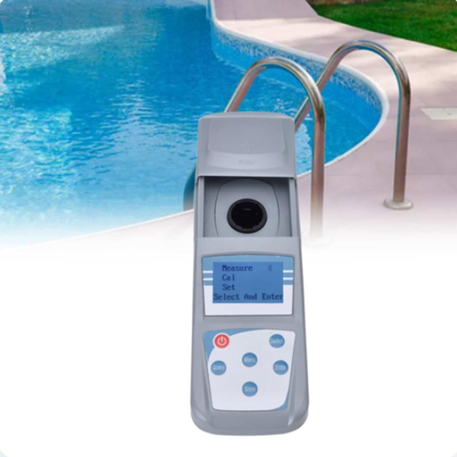 Water Quality Tester, Digital Turbidity Meter Microcomputer Intelligent Handheld Portable Turbidity Meter Water Quality Tester