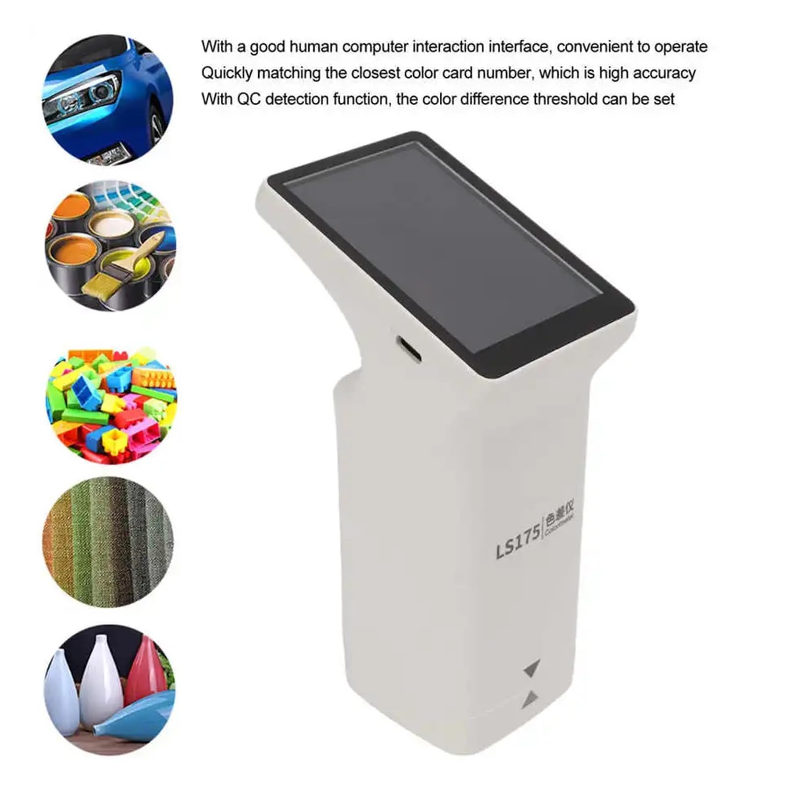 Handkolorimeter LS175 mit Farbanalysator mit LED-Bildschirmanzeige Einfache Bedienung