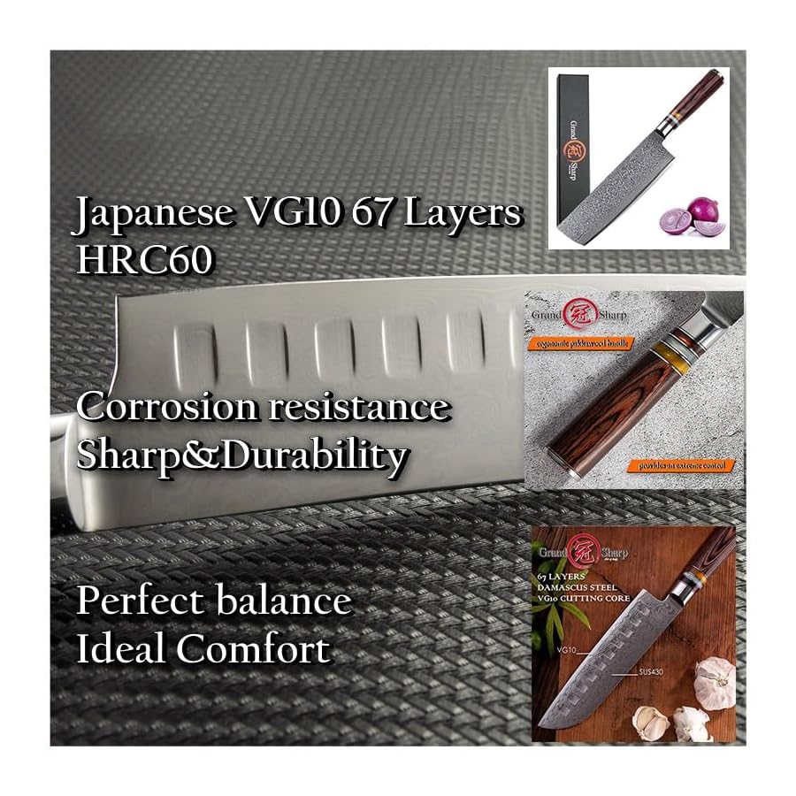 Kitchen-Knife-Sets-7-PCS-Damascus-Knife-Set-vg10-Japanese-Damascus-Steel-Kitchen-Knives-Full-Chefs-Set-Family-Cooking-Tools-MAYiT2855 Kitchen Knife Sets, 7 PCS Damascus Knife Set vg10 Japanese Damascus Steel Kitchen Knives Full Chef's Set Family Cooking Tools, MAYiT2855