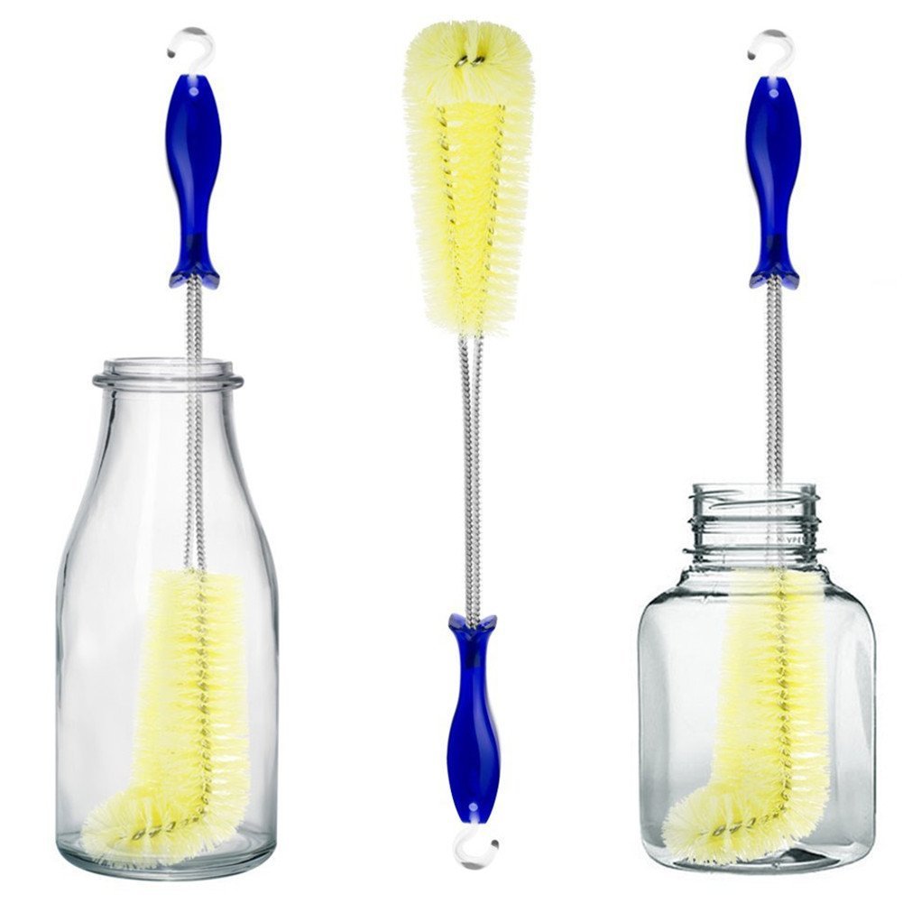 Fancyku Long Bottle Brush Cleaner 16" Bottle Cleaning Brush Flexional