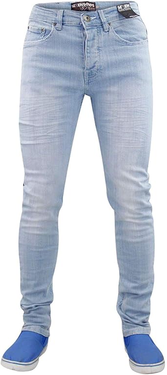Seven Series Mens Skinny Jeans Denim 