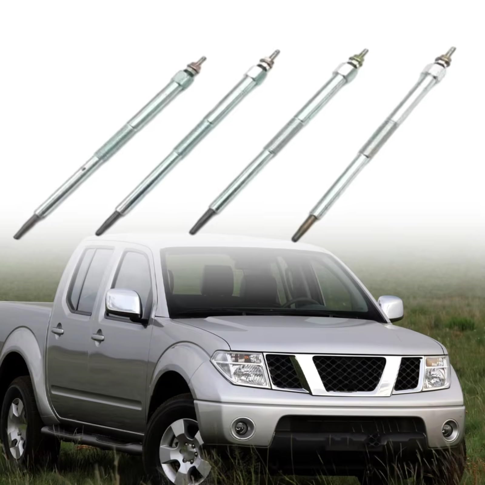 Compatible con Nissan Primera WP12 2002-2016 X-Trail T30 2001-2013 2.2 DCi 11065AD200 0100800031 Calentador de bujías incandescentes diésel