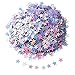 Shappy Confettis Étoilés Confetti de Table Étoiles Paillette pour Les Fournitures de Mariage de Fête, 45 Grammes, Argenté