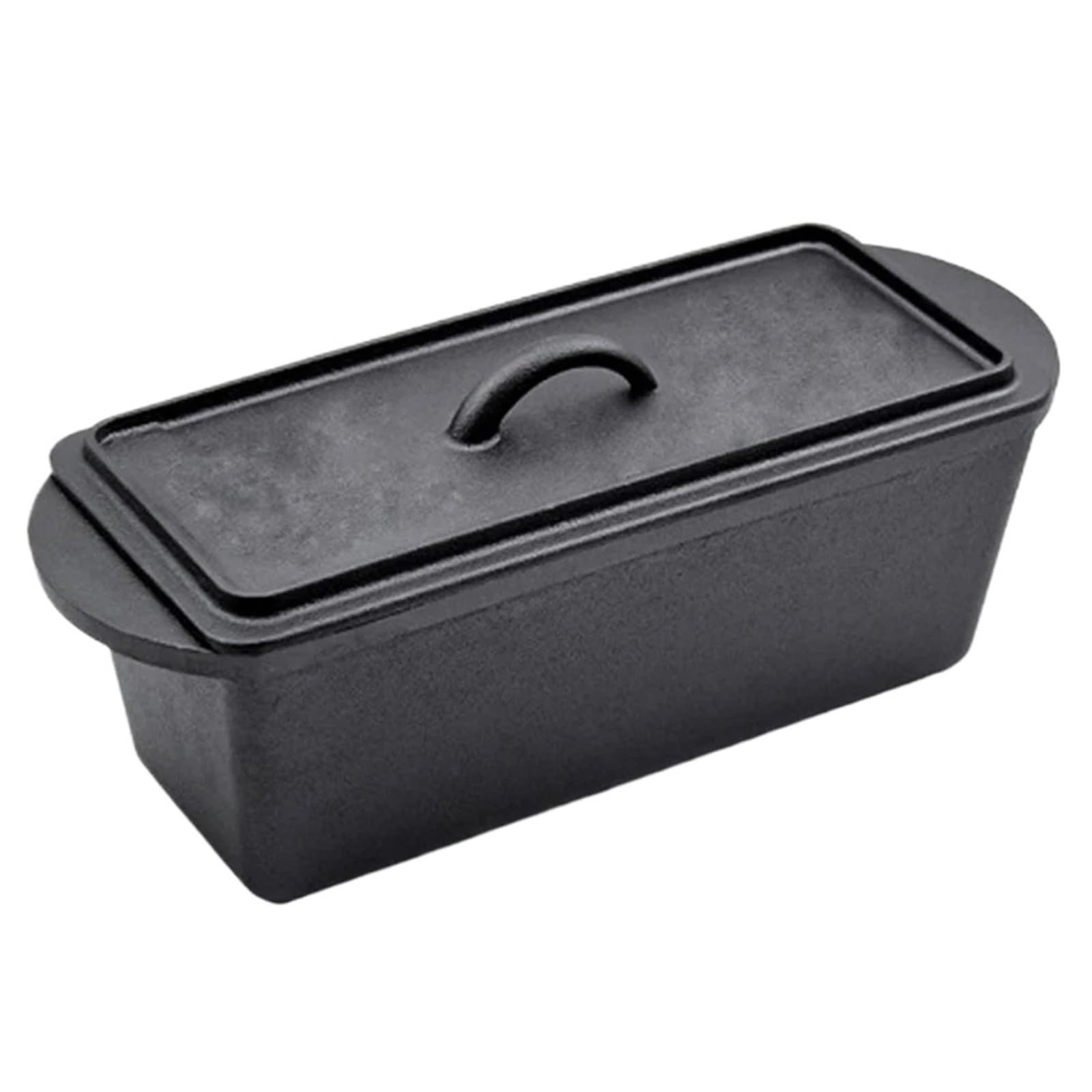 Moule à pain en fonte non revêtu avec couvercle