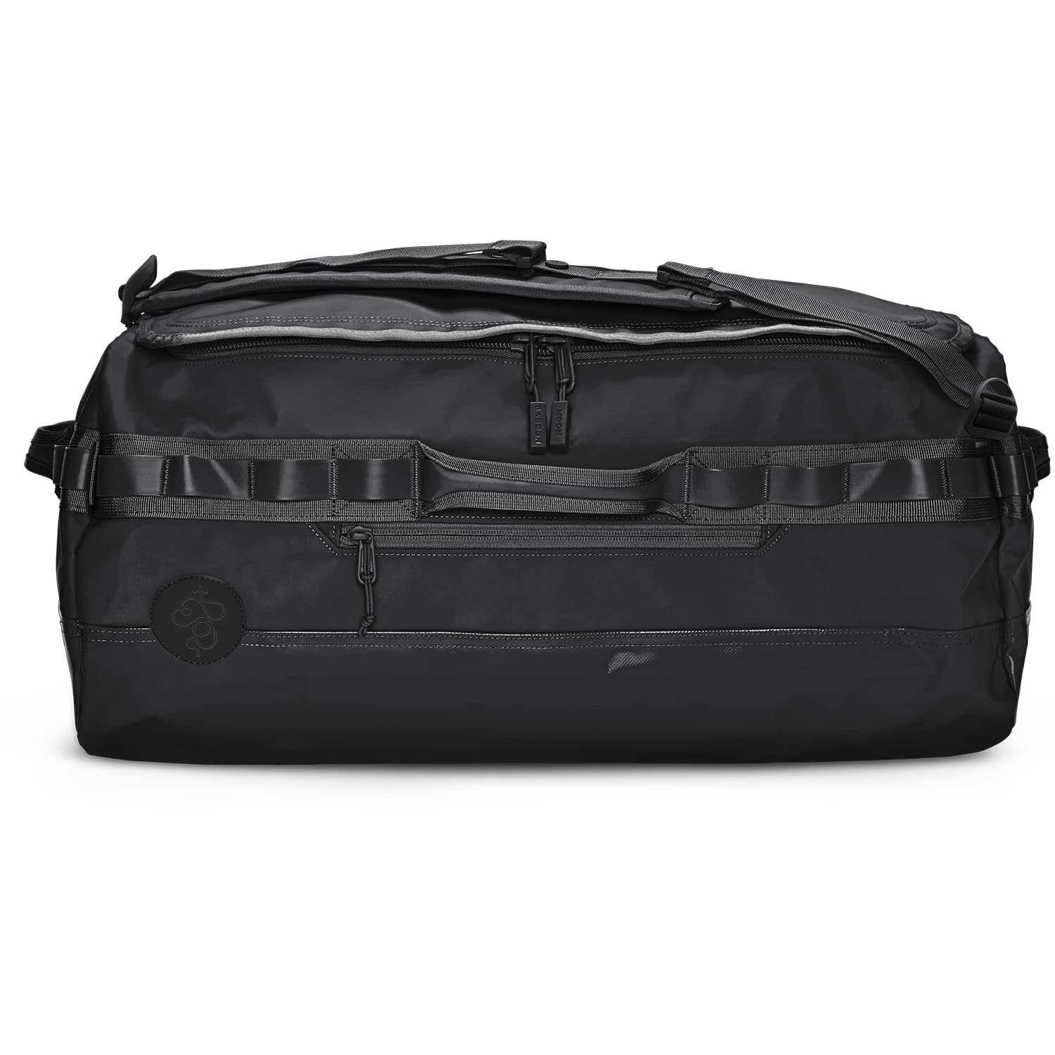 Baboon to the Moon Go-Bag Big Duffle Bag - Stylish, Compact, Large Travel Bag Lightweight, Durable, Water-Resistant for Men and Women (Black)