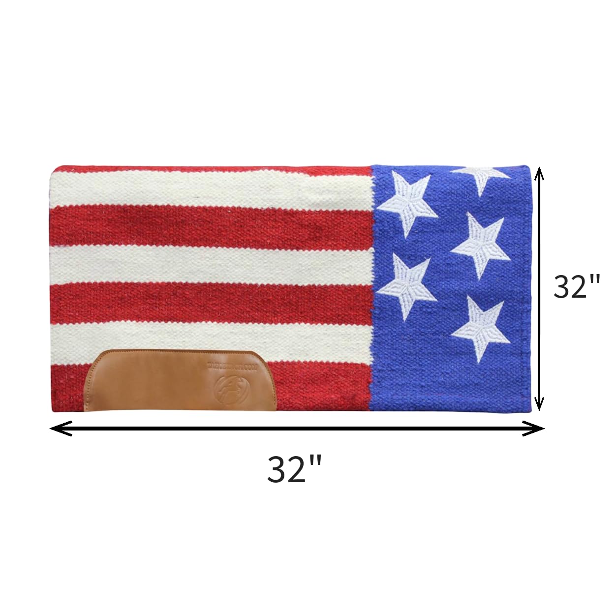 Tough 1 Diamond Design Saddle Pad Brown/Tan