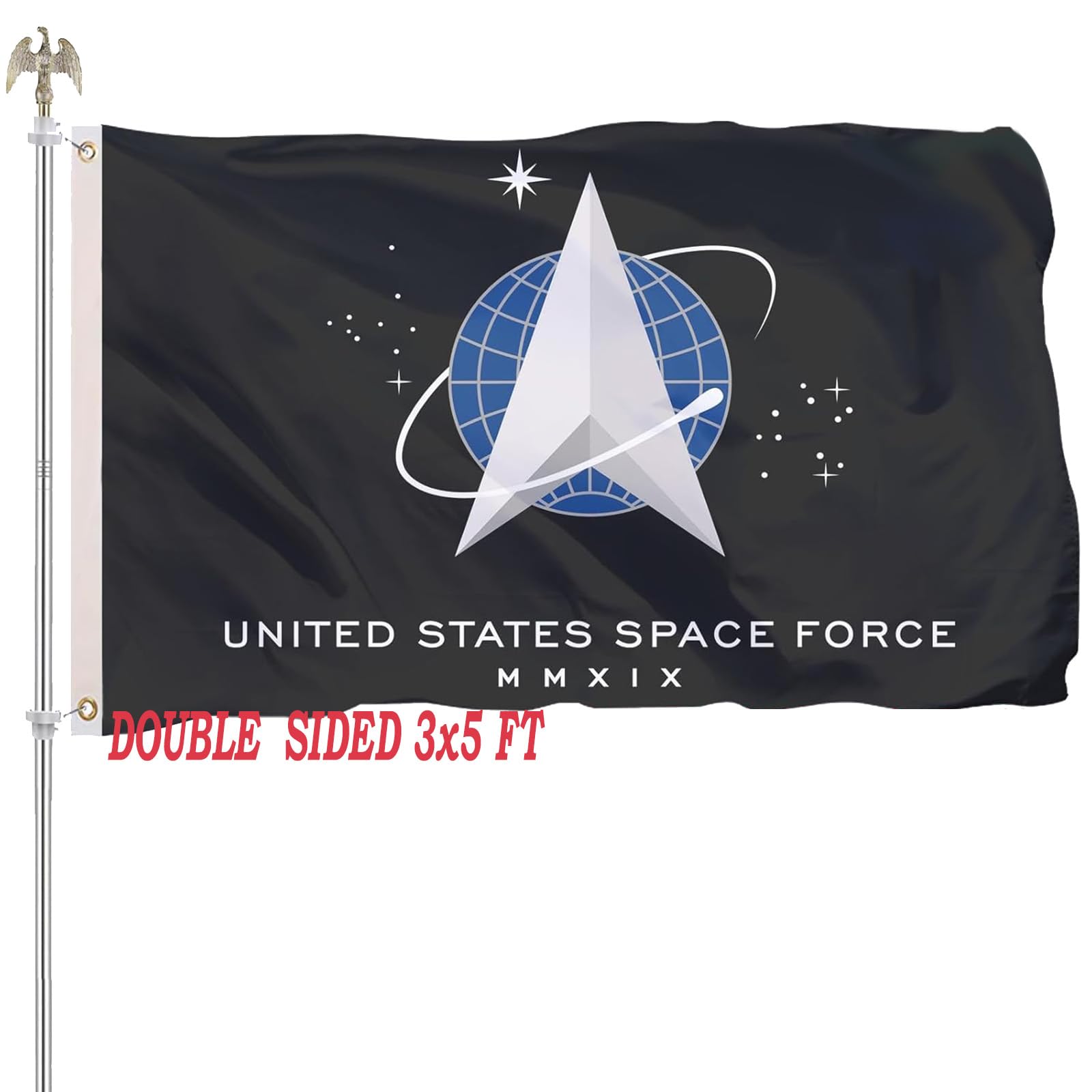 Amazon.com : tnpun US Space Force Flag, 3x5 ft, Double Sided